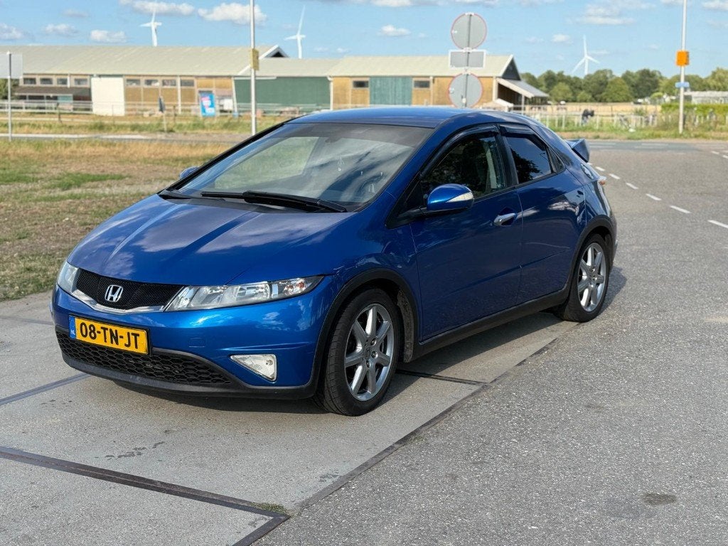 Honda Civic 1.8 I 5DR 2006 Blauw, Auto's, Honda, Voorwielaandrijving, Zwart, 4 cilinders, 1799 cc