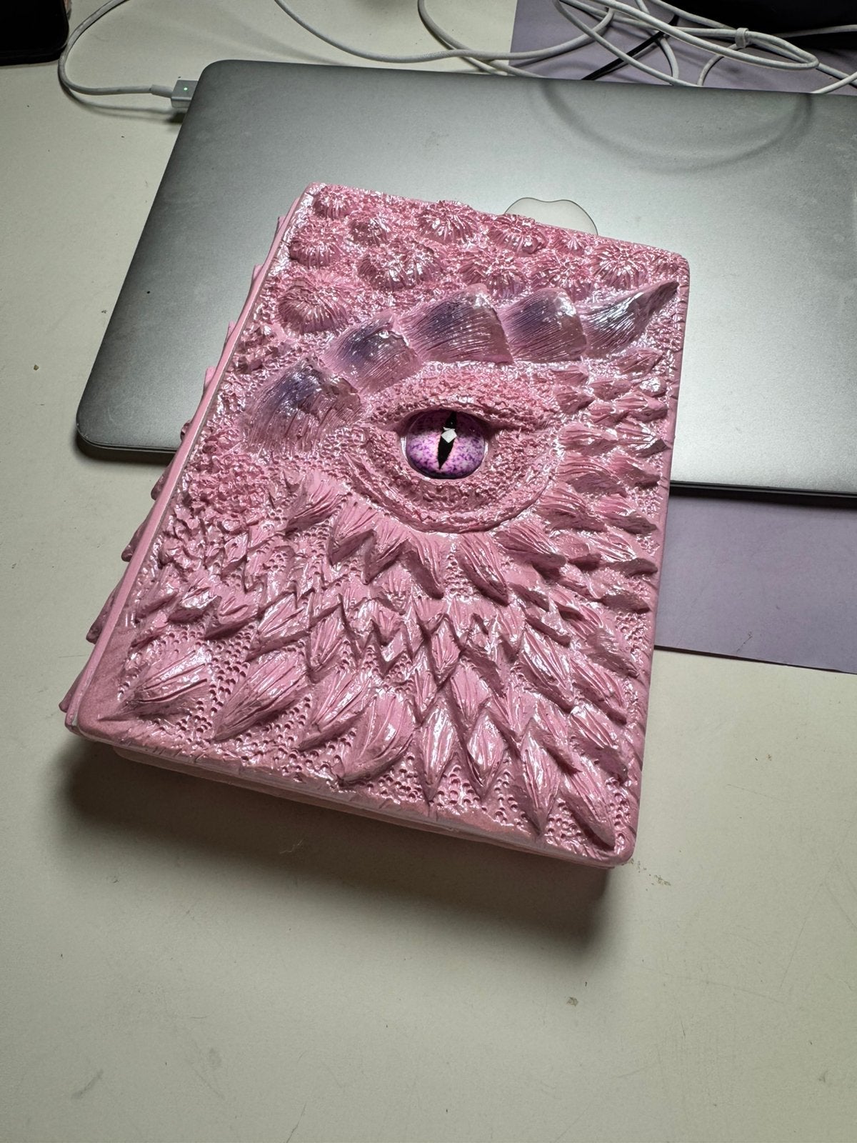 3D Dragon Eye Refillable Journal Book of Shadows Fantasy, Verzenden, Nieuw