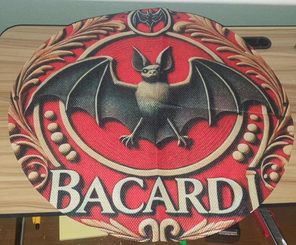 Bacardi placemats, ideaal voor de man cave., Verzamelen, Merken en Reclamevoorwerpen, Ophalen of Verzenden, Nieuw