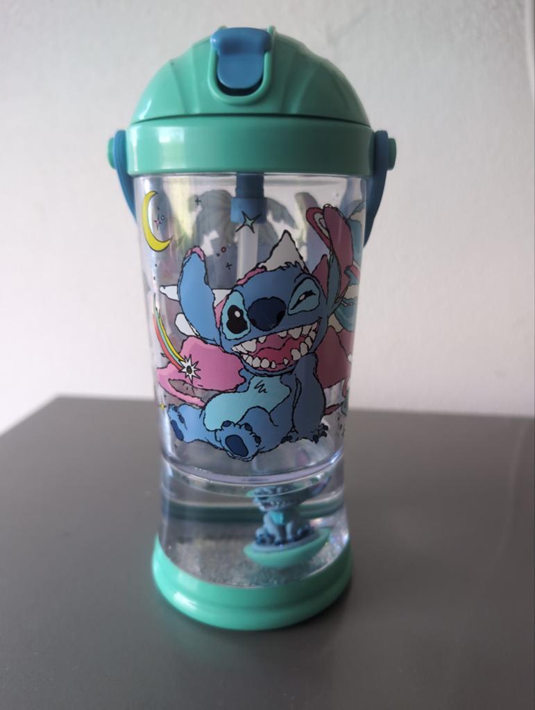 Originele Disney Stitch Drinkbeker met Figuurtje, Ophalen of Verzenden, Overige figuren, Zo goed als nieuw, Beeldje of Figuurtje
