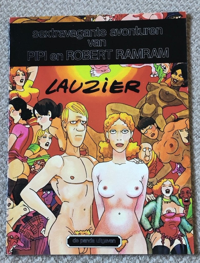 Erotisch Stripalbum Pipi en Robert Ramram 1979 Sextravagant, Eén stripboek, Ophalen of Verzenden, Zo goed als nieuw