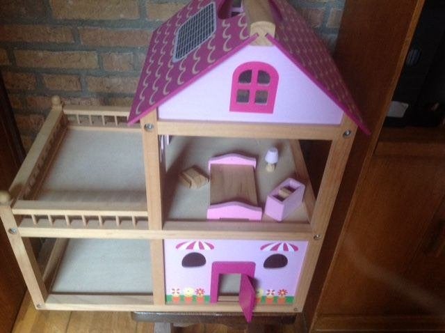 poppenhuis , hout, Ophalen, Gebruikt, Poppenhuis