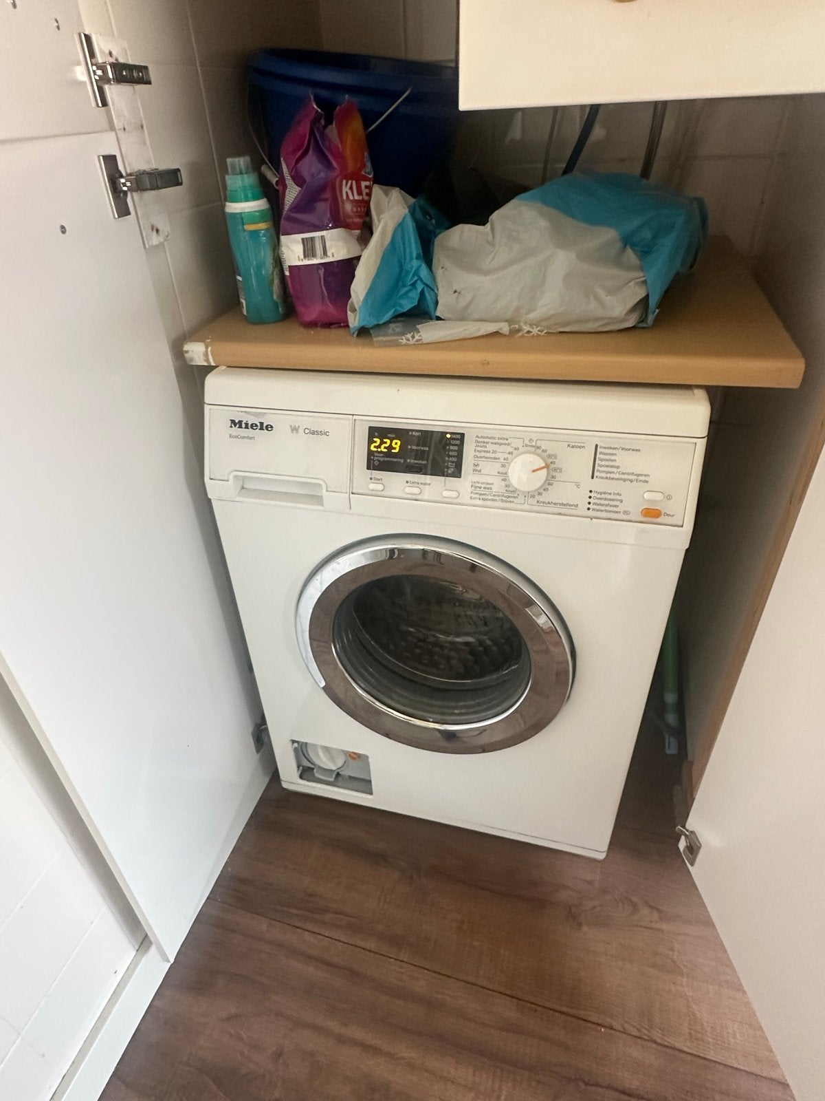 Miele W Classic Wasmachine - Goede staat, Gebruikt, Ophalen of Verzenden, Voorlader, 85 tot 90 cm