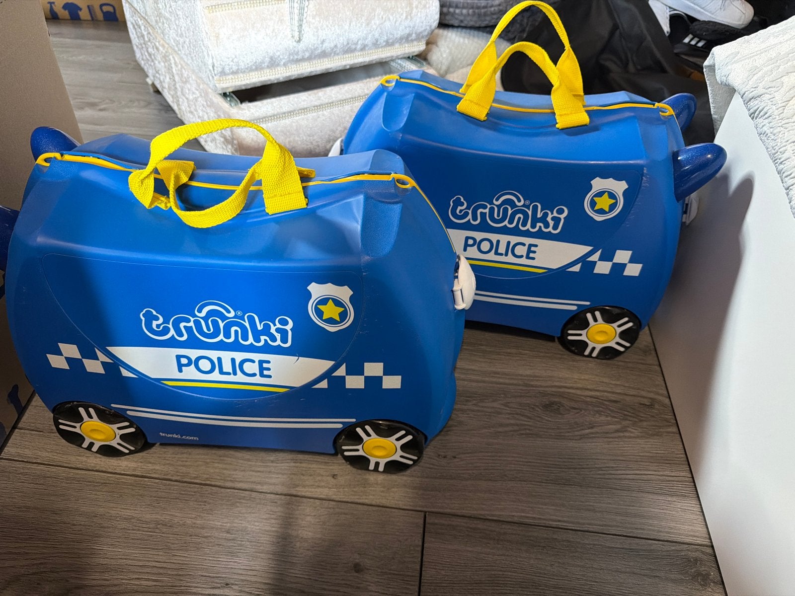 Trunki Kinder Politie Koffers (Set van 2) moet snel weg!!, Ophalen, Gebruikt