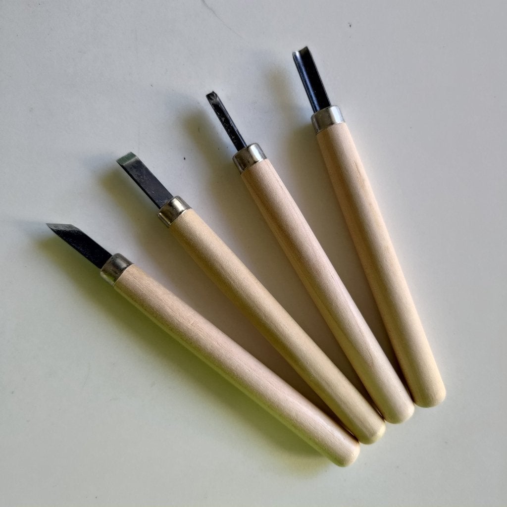 4 Crafting knives handicraft tool, Ophalen, Zo goed als nieuw, Snijgereedschap, Overige merken