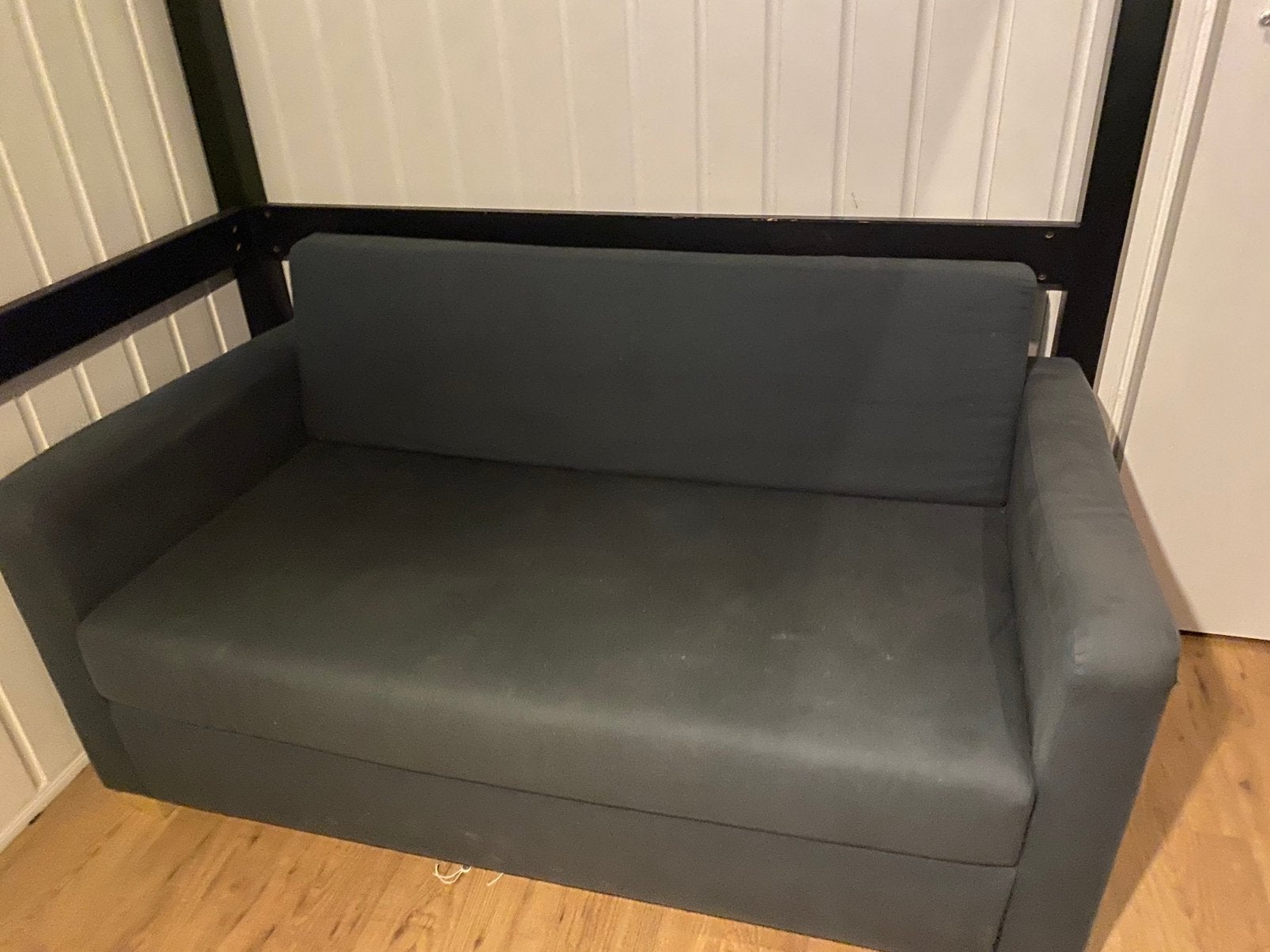 Slaapbank, Ophalen, Tweepersoons, 140 cm, Zo goed als nieuw