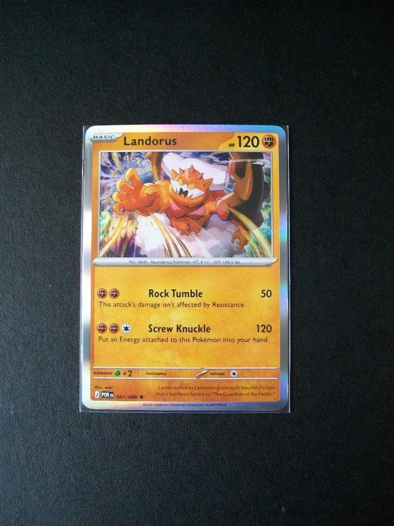 9703. Nieuwe Pokemon Kaart Holo Rare LANDORUS HP 120 041/088, Hobby en Vrije tijd, Verzamelkaartspellen | Pokémon, Nieuw, Losse kaart
