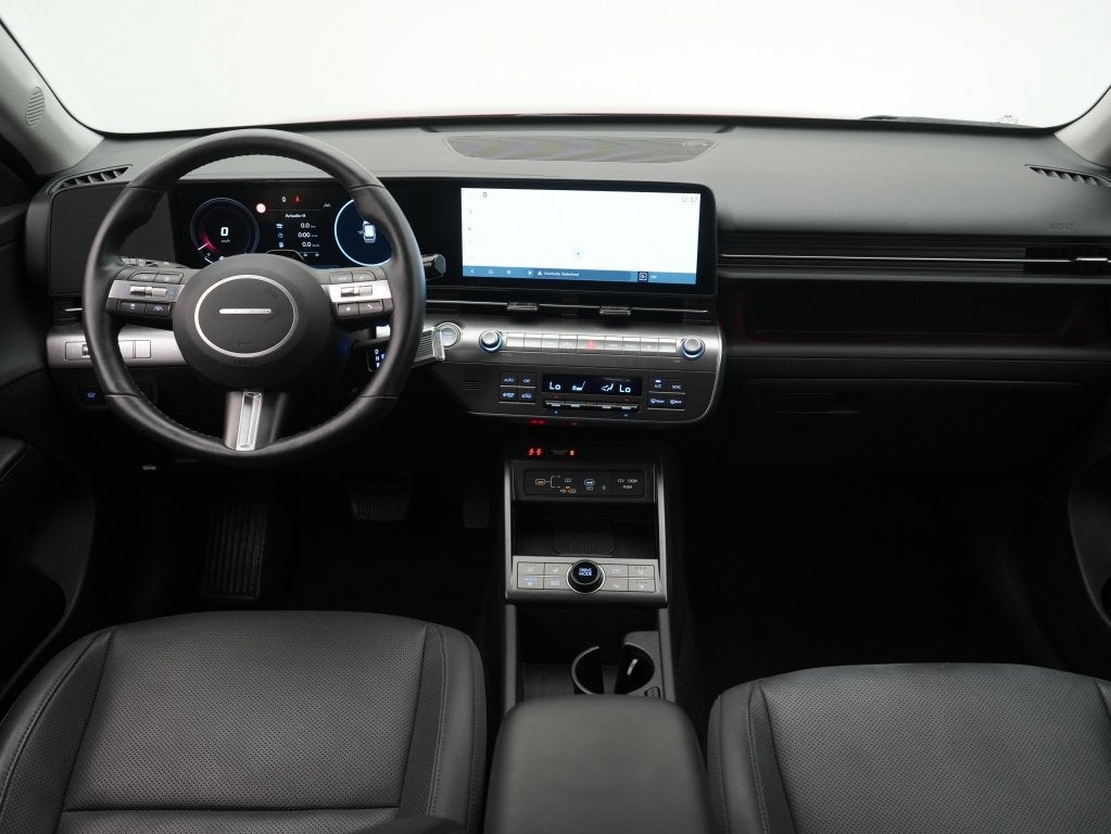 Hyundai KONA 1.6 GDI HEV Premium | Private Lease 579,- p.m., Auto's, 12 maanden, Gebruikt, Adaptive Cruise Control, Leder en Stof