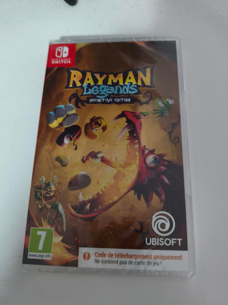 Rayman Legends Definitive Edition (nooit geopend is geseald), Eén computer, Ophalen of Verzenden, Zo goed als nieuw, 3 spelers of meer