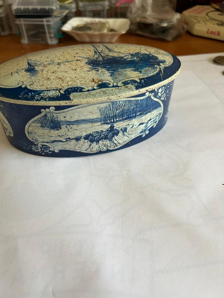 Oud Droste blik, Verzamelen, Ophalen of Verzenden, Gebruikt, Overige, Droste