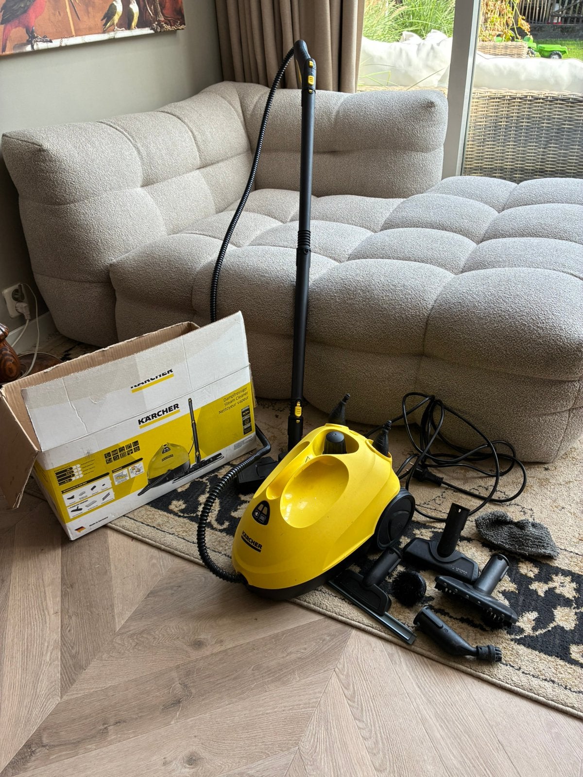 Karcher KST 2 stoomreiniger, Witgoed en Apparatuur, Stoomapparaten, Ophalen of Verzenden, Gebruikt, Stoomreiniger