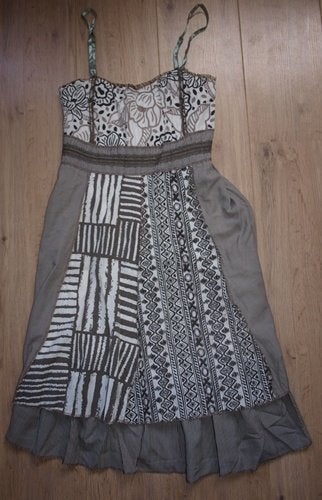 Grijze Jurk Sensation (L), Kleding | Dames, Jurken, Sensation, Maat 42/44 (L), Ophalen of Verzenden, Knielengte