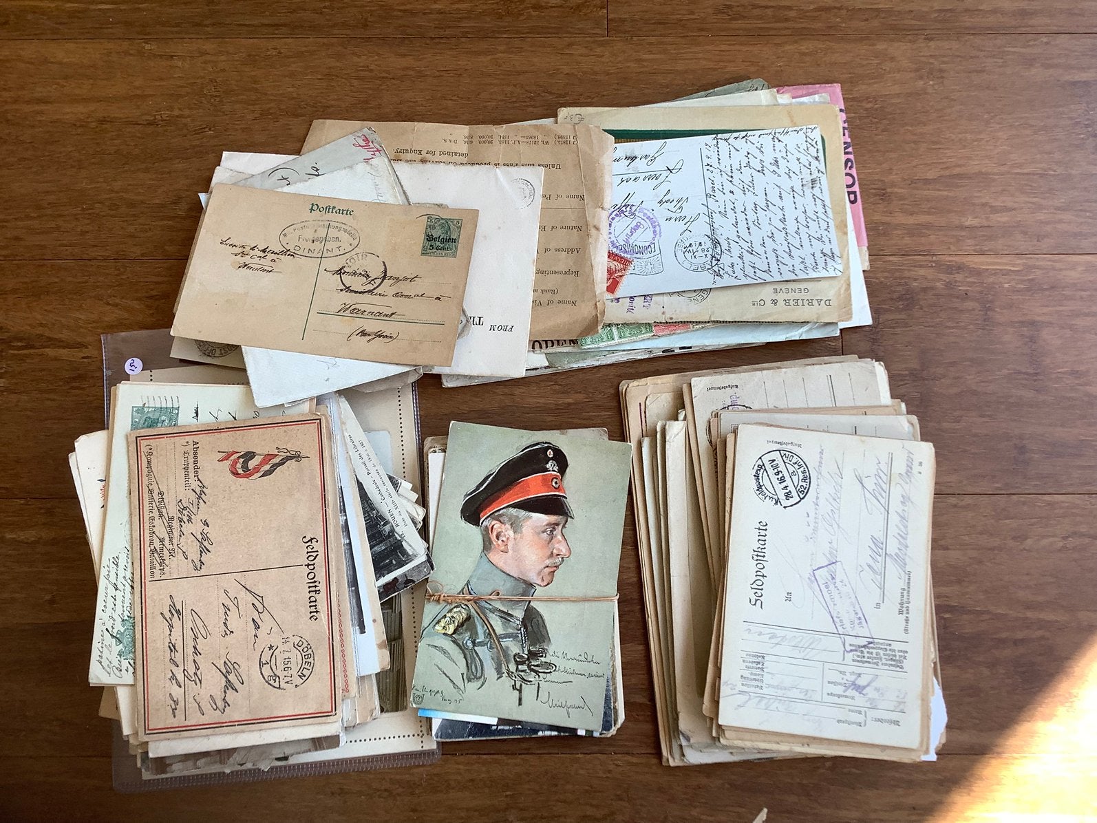 COLLECTIE 255 BRIEVEN COVERS CENSUUR & VELDPOST WOI 1914-18, Verzenden, Brief