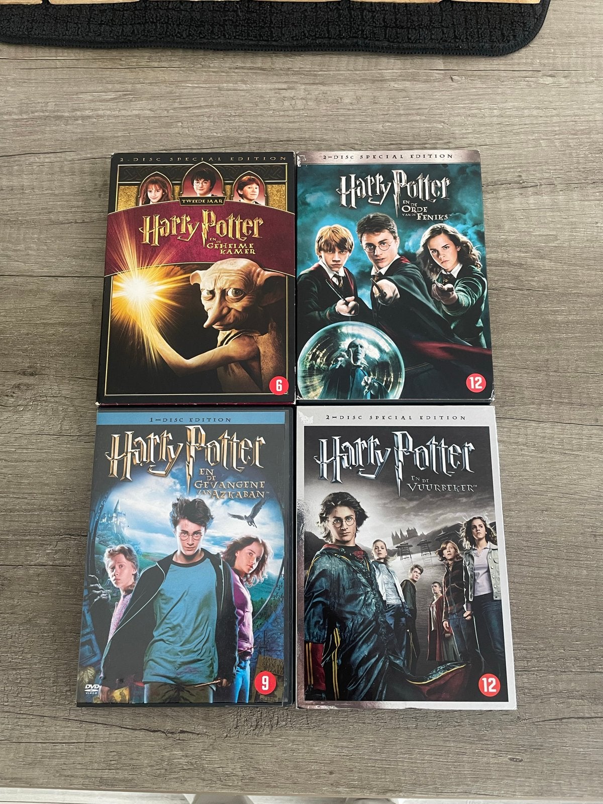 Harry Potter DVD Boxset - Deel 2, 3, 4 en 5, Nederlands, Fantasy, Ophalen of Verzenden, Vanaf 6 jaar