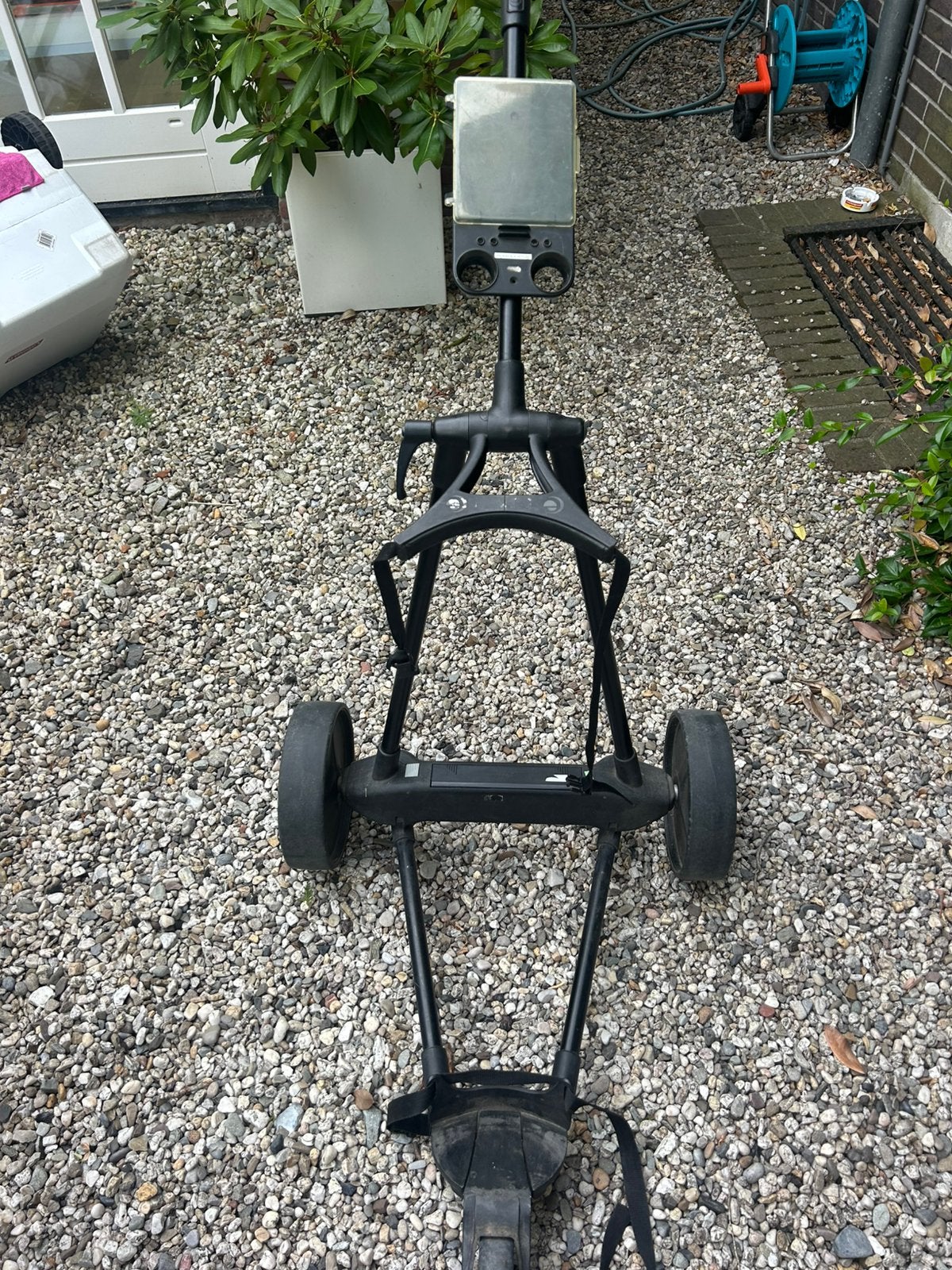Motion Caddy Elektrische golftrolley met oplader, Ophalen of Verzenden, Gebruikt, Golfkar, Overige merken
