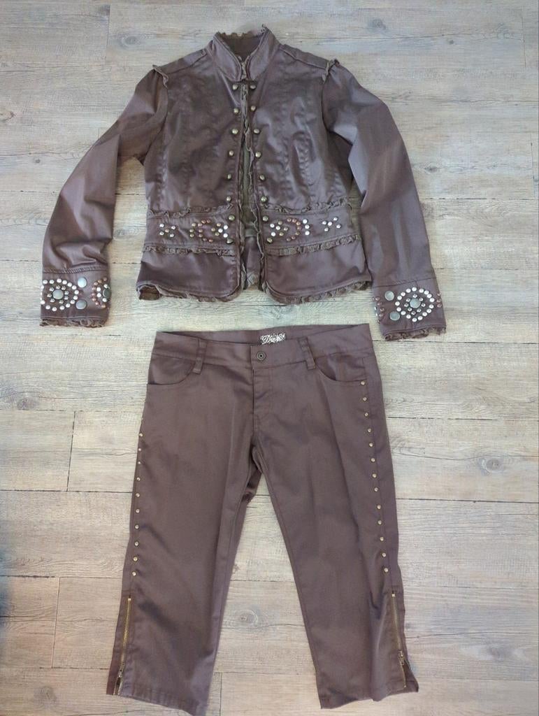 Watcher Diva 2-delig pak bruin, Kleding | Dames, Jasjes, Kostuums en Pakken, Ophalen of Verzenden