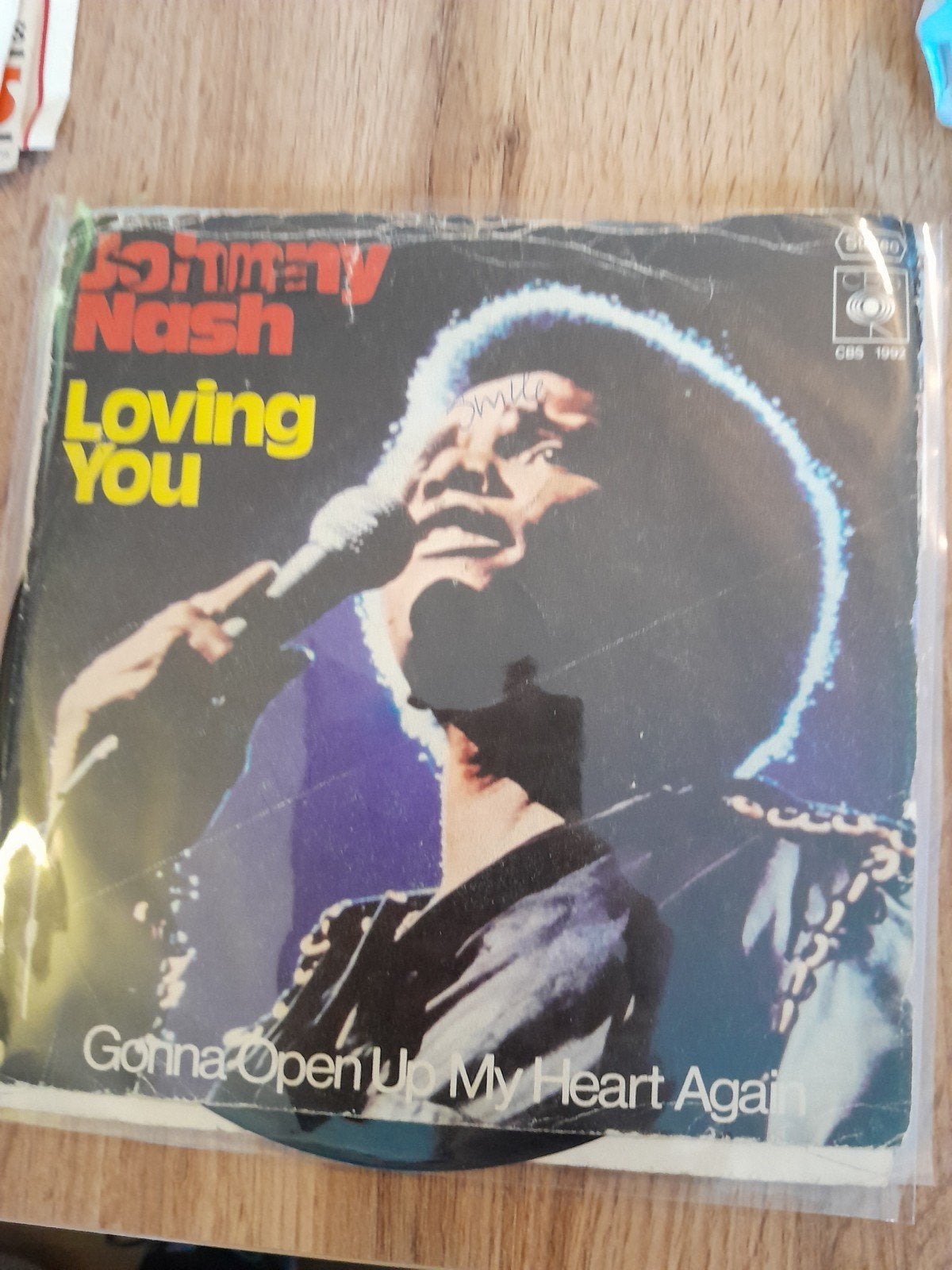 johnny nash 7 inch loving you, Ophalen of Verzenden, Zo goed als nieuw, Pop
