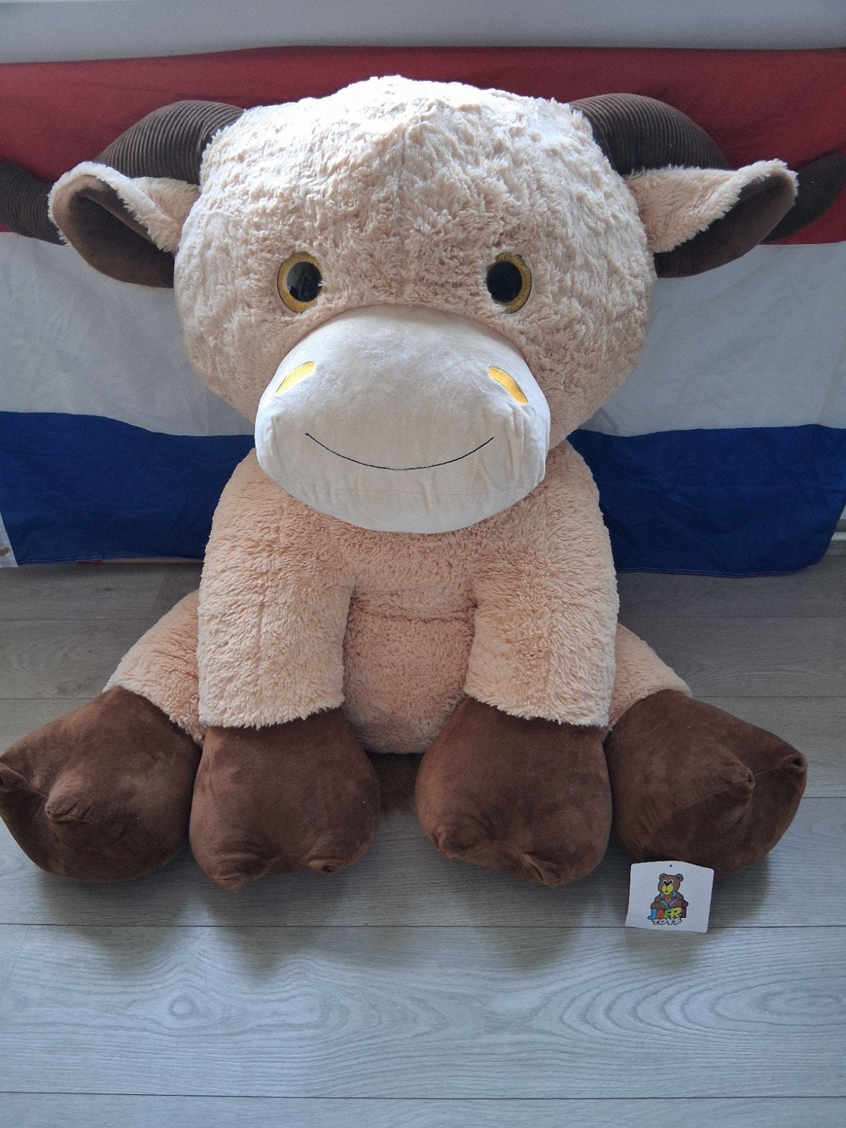 XXL Knuffel Bizon Jafri Toys - Gloednieuw!, Ophalen, Overige merken, Overige typen, Nieuw