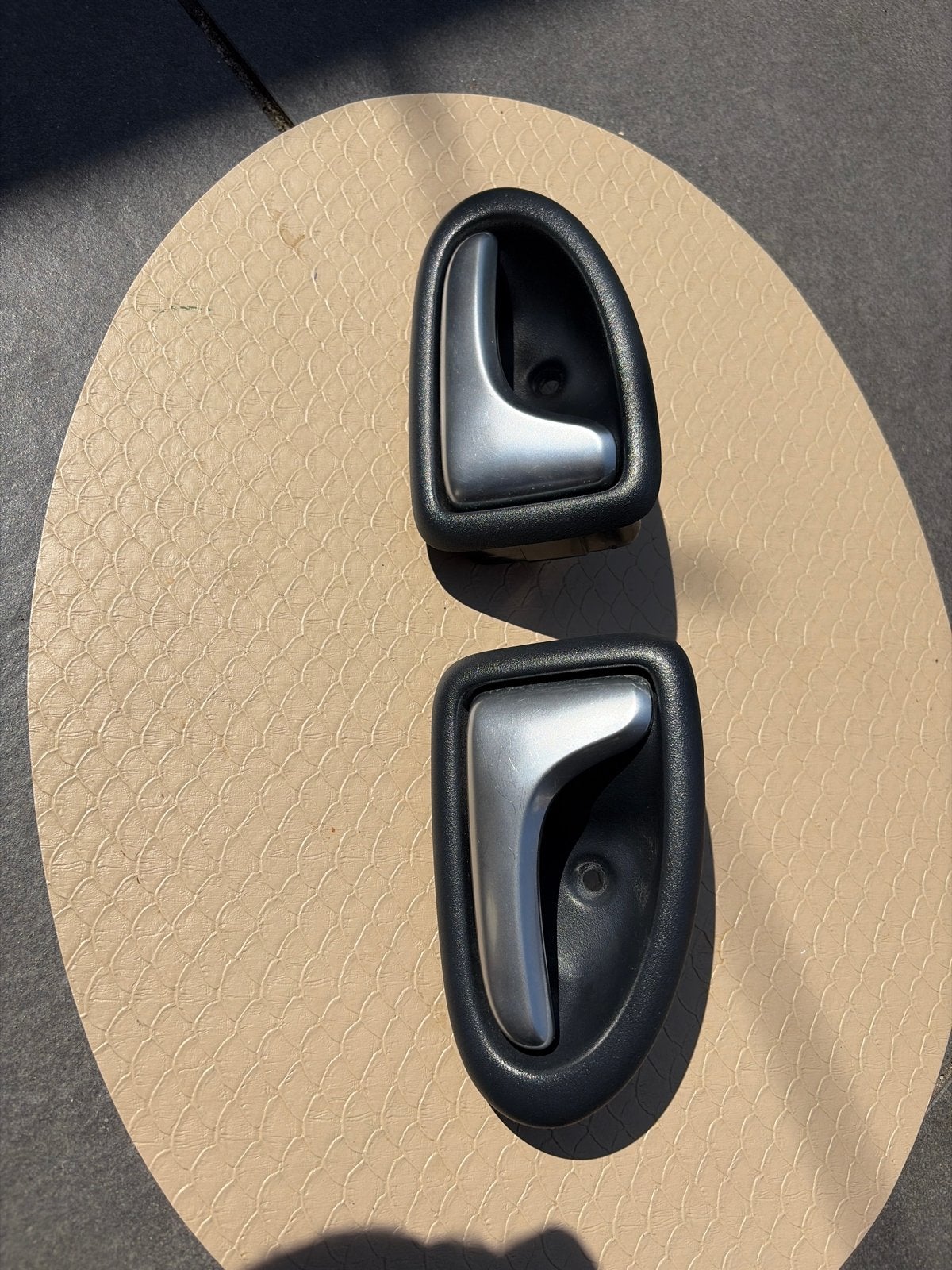 Deurgrepen met Chrome voor Renault Megane type 1, Ophalen of Verzenden, Gebruikt, Renault