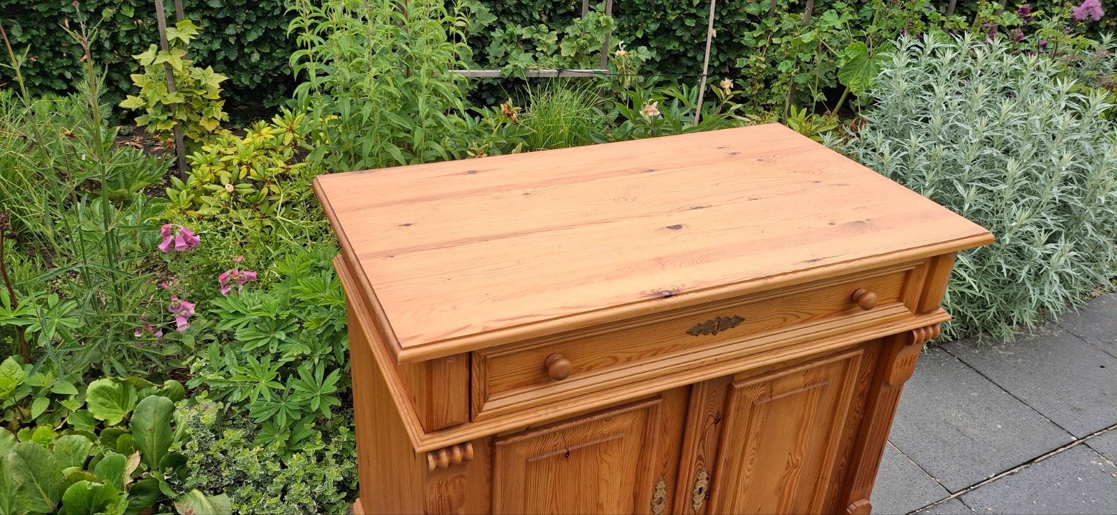 Grenen dressoirkast, Ophalen, Gebruikt, 50 tot 75 cm, 100 tot 150 cm