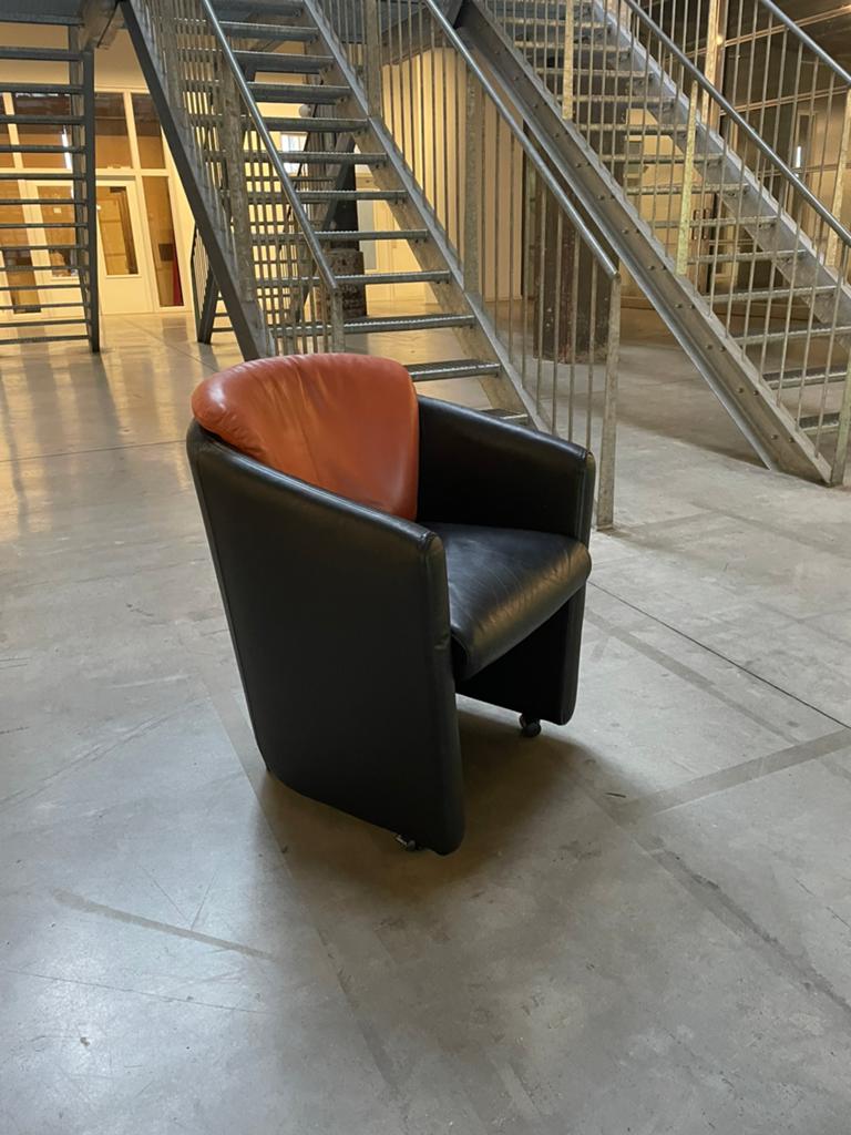 Post modern leder artifort suva, Ophalen, ., 2de hands, 75 tot 100 cm