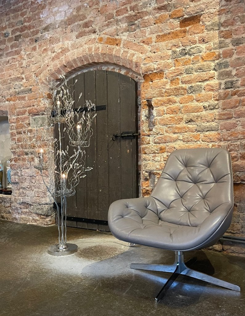 De Sede draaifauteuil ds-144/101, Ophalen, Nieuw, 75 tot 100 cm, Leer