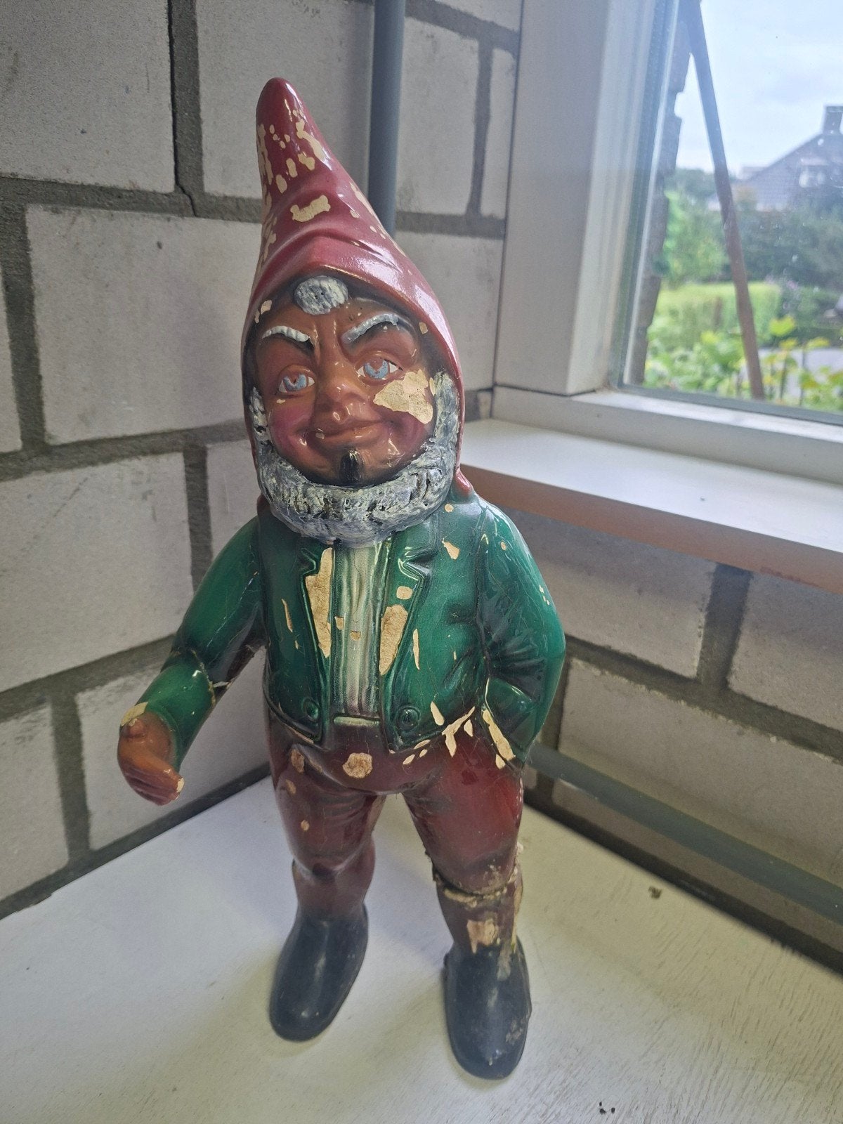Vintage Tuinkabouter - Charmante Decoratie, Antiek en Kunst, Ophalen