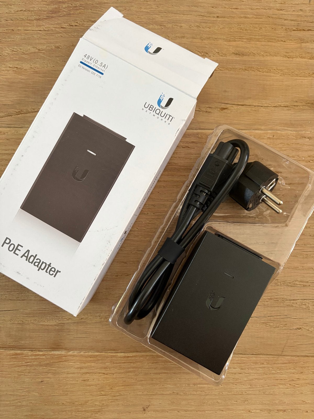 Ubiquiti PoE Adapter 48V (0.5A) - Nieuw in doos, Ophalen of Verzenden, Nieuw