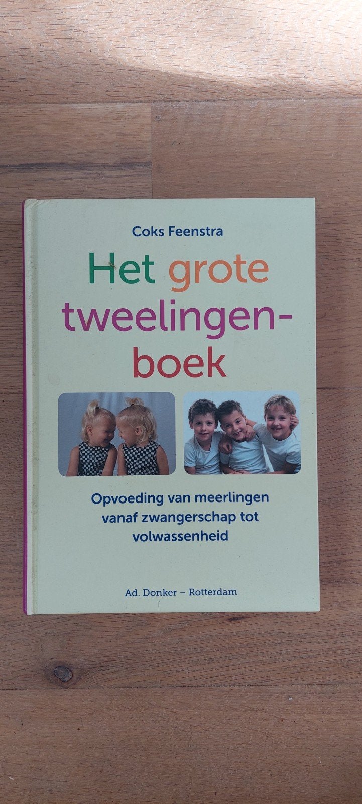 Coks Feenstra - Het grote tweelingenboek, 3 tot 4 jaar, Coks Feenstra, Ophalen of Verzenden, Zo goed als nieuw