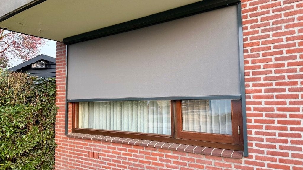 Somfy ritsscreen 3.10 x 1.68 incl. afstandsbediening, Ophalen, Gebruikt, Elektrisch, 150 tot 300 cm