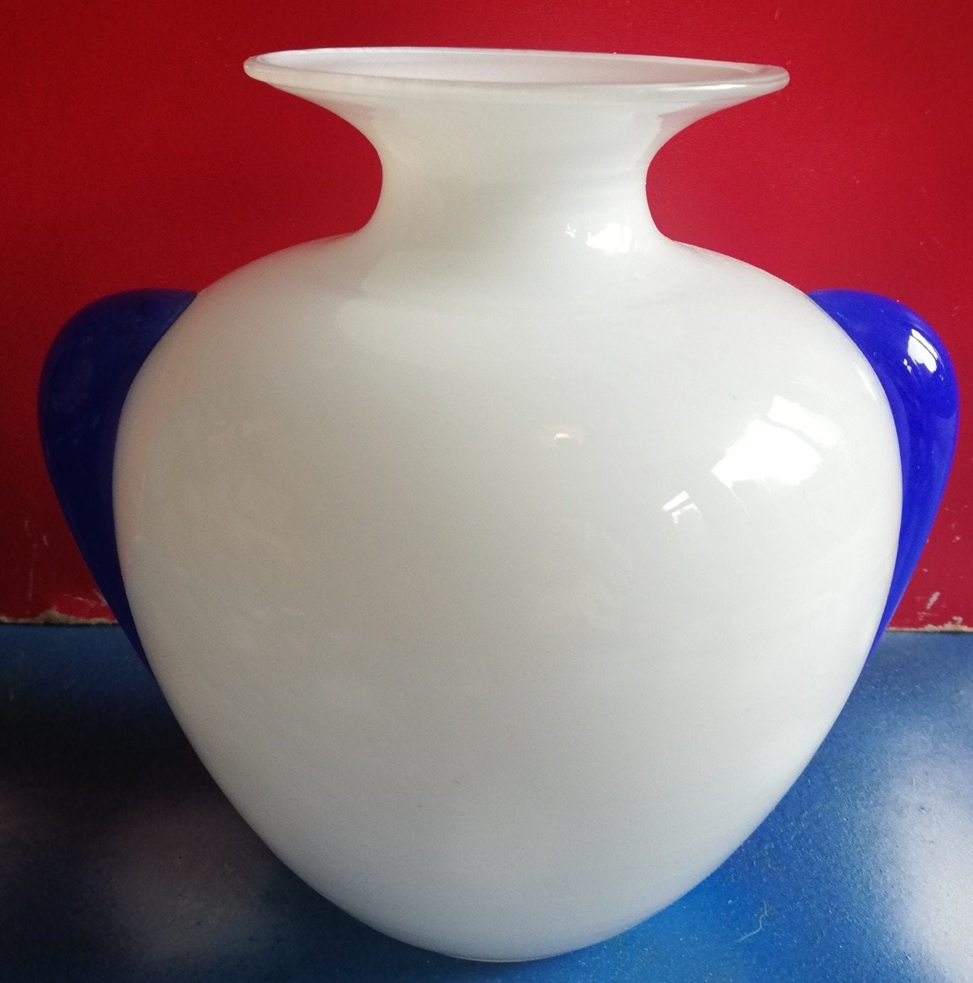Vaas. Wilhelm Kralik. Ca 1920. 15 cm., Ophalen, Meerkleurig, 15 cm, Geschikt voor droogbloemen