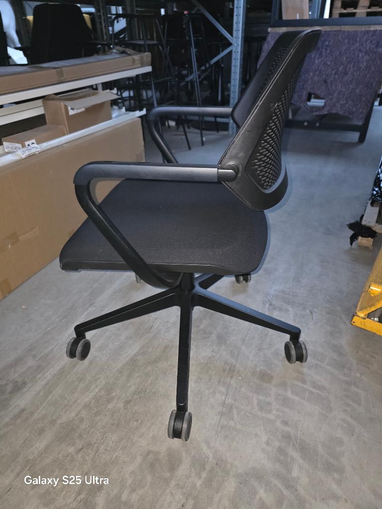 partij vergaderstoelen, Ophalen, Gebruikt, Zwart