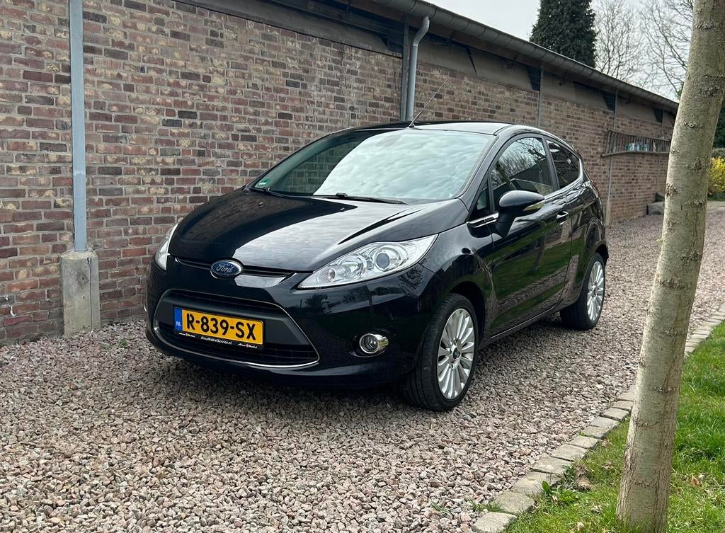 Ford Fiësta 1.4 3DR 2009 Zwart, Auto's, Ford, Voorwielaandrijving, 31 €/maand, 4 cilinders, Zwart