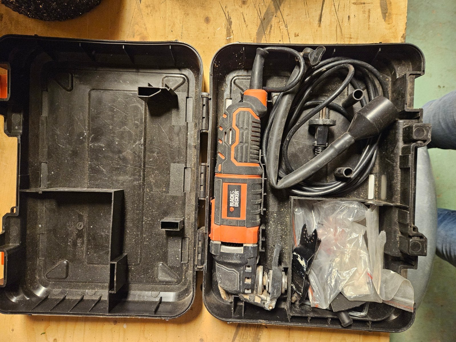 Black & Decker Multitool met koffer, Ophalen of Verzenden, Gebruikt