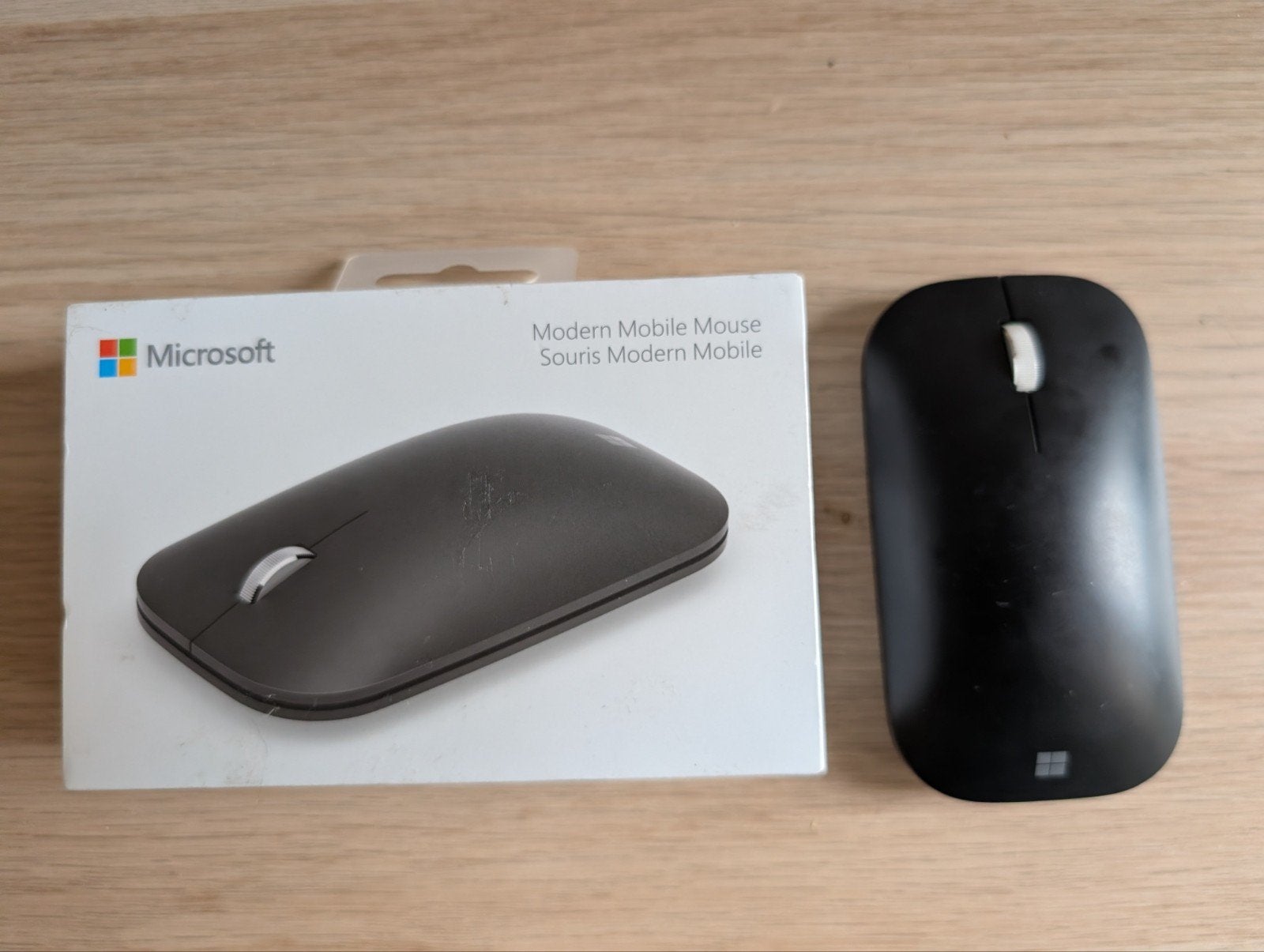 Microsoft Mobile Mouse, Ophalen, Muis, Ergonomisch, Rechtshandig