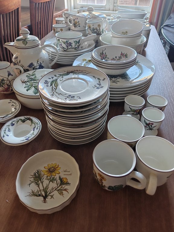 servies te koop Villeroy & Boch Boanica 80 stuks in totaal, Huis en Inrichting, Ophalen, Zo goed als nieuw, Overige stijlen, Porselein