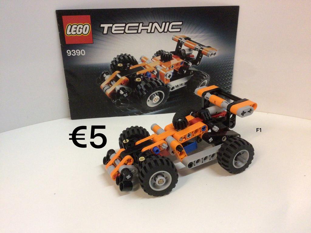 LEGO Technic 9390 Mini Offroader met handleiding, Kinderen en Baby's, Speelgoed | Overig, Gebruikt, Jongen of Meisje, Ophalen