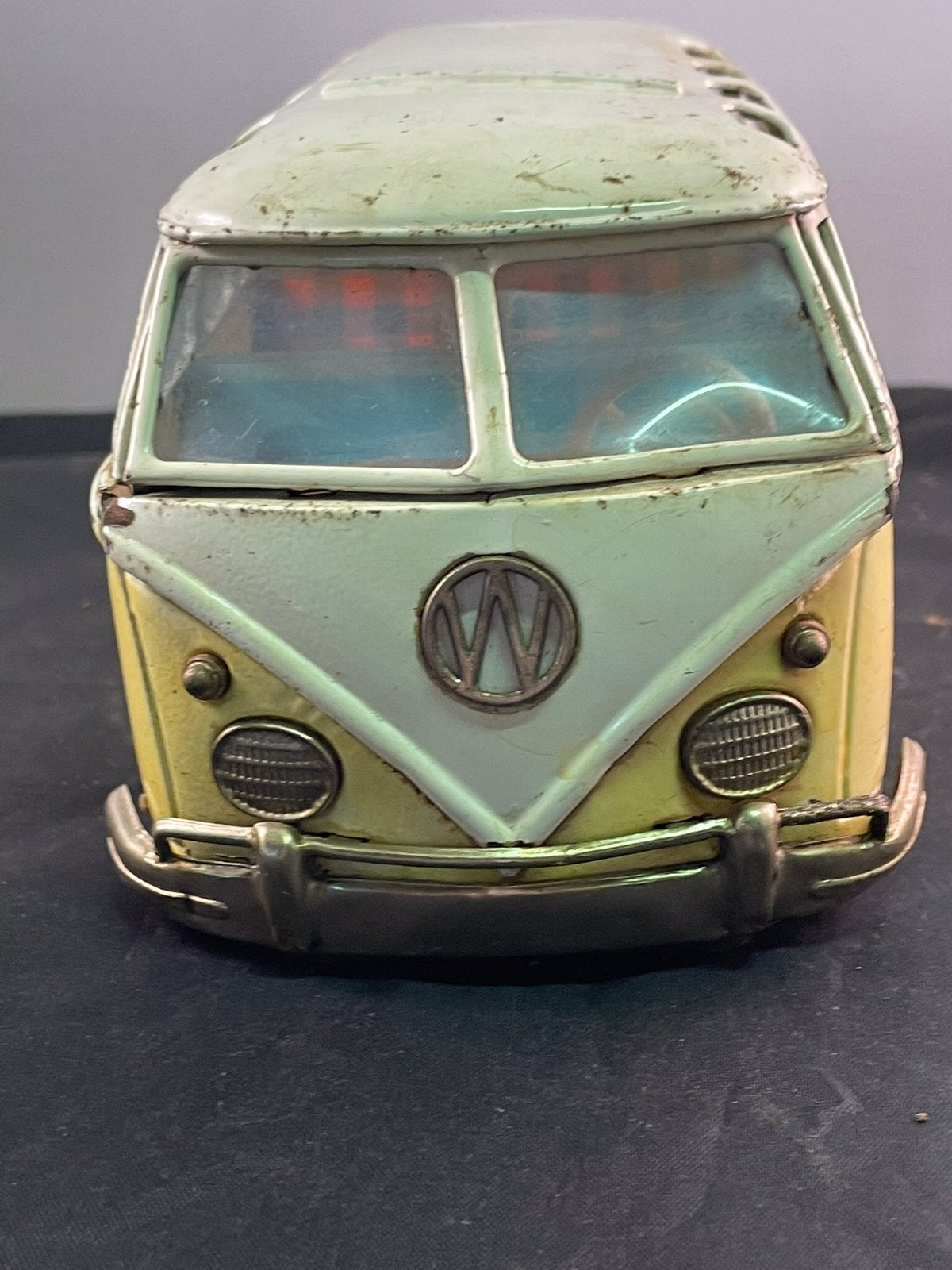 Blikken Volkswagenbus T1 uit de jaren zestig, Antiek en Kunst, Antiek | Speelgoed, Ophalen of Verzenden
