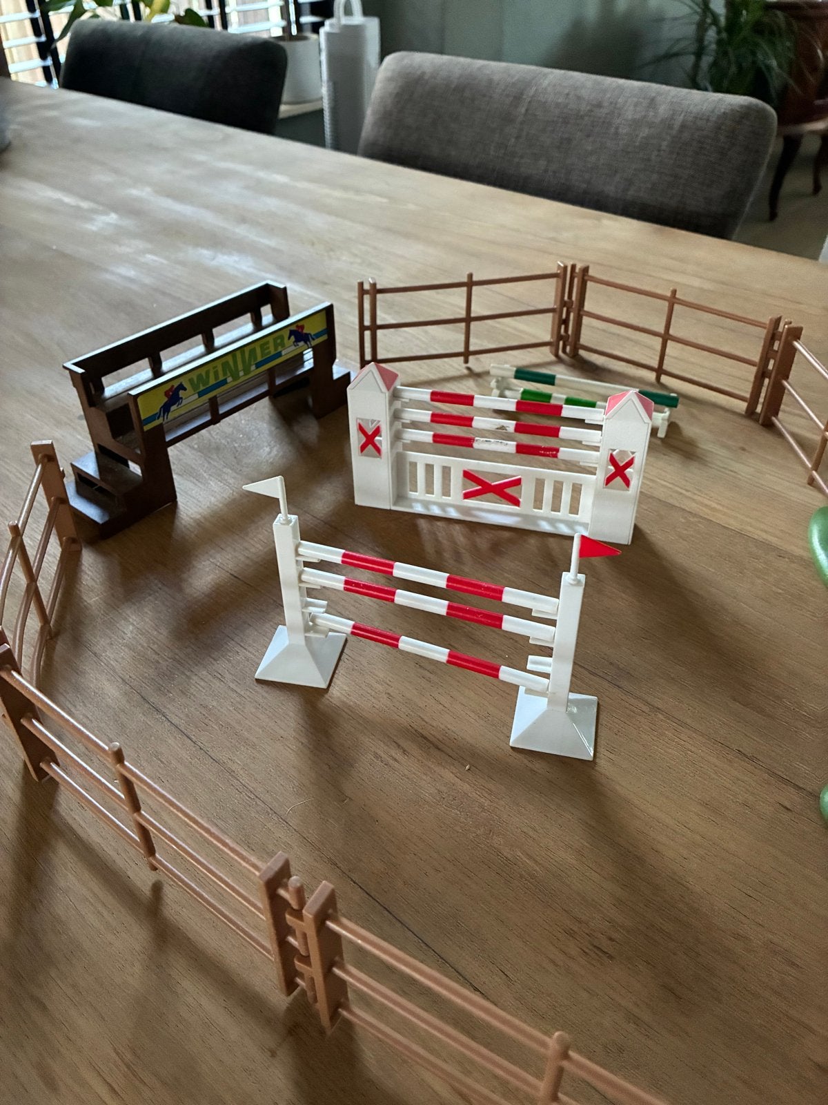 Playmobil Country Wedstrijdpiste met hindernissen, Gebruikt, Complete set, Overige typen, Ophalen of Verzenden