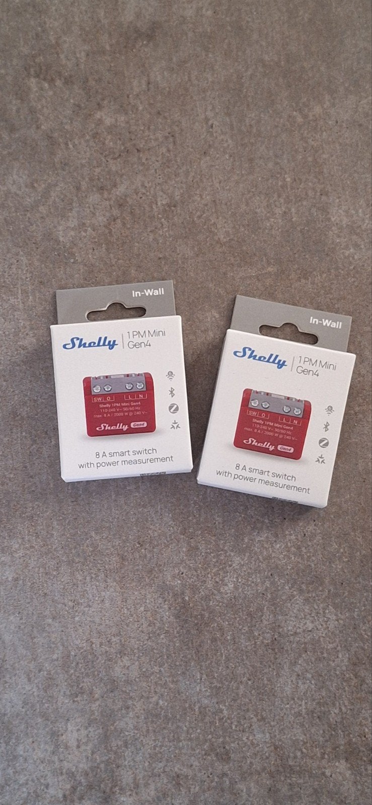 2x Shelly 1PM Mini Gen4 Smart Schakelaar, Ophalen of Verzenden, Nieuw