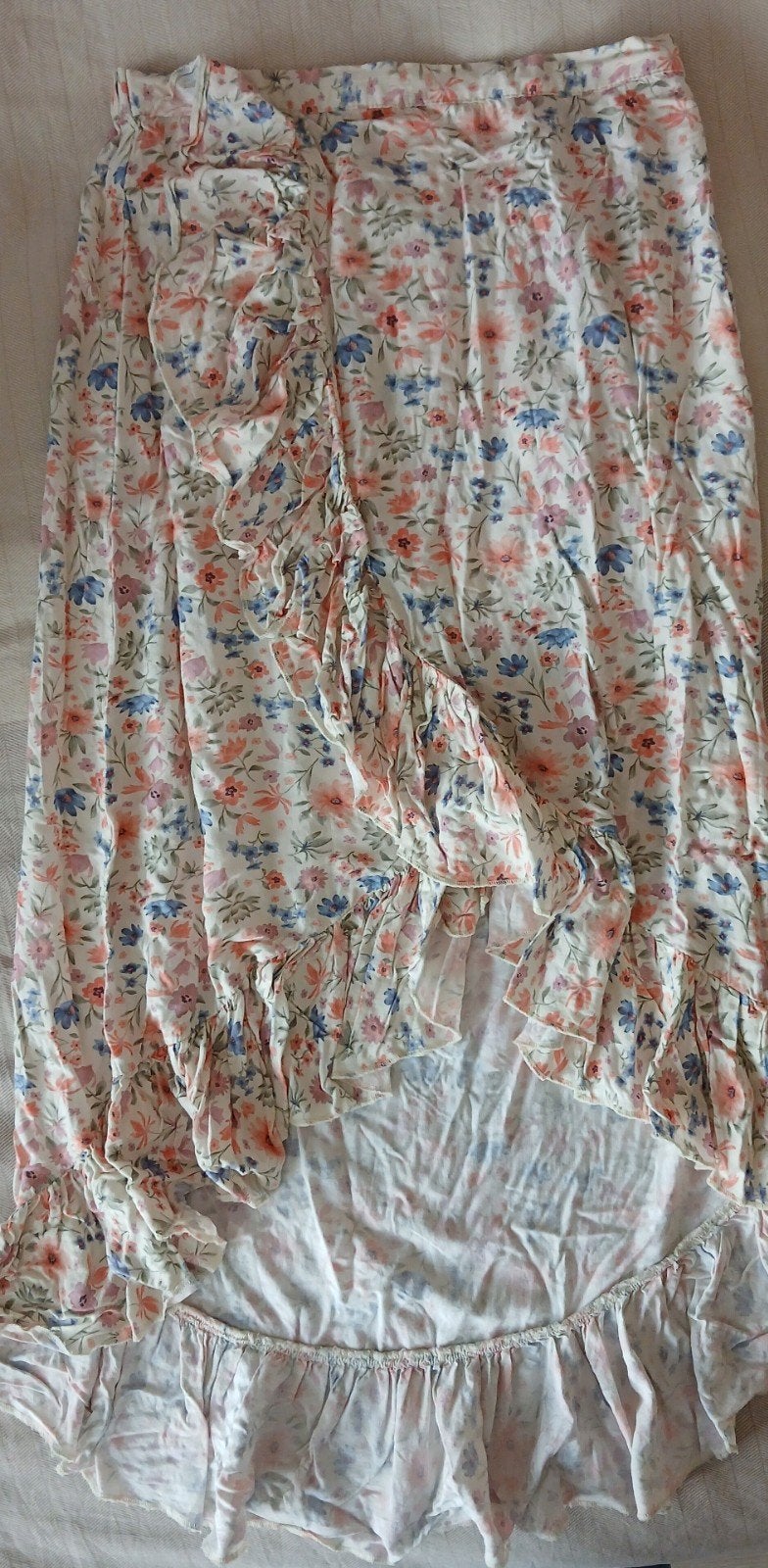 Vrolijke rok met bloemetjes, Gebruikt, Meisje, Ophalen of Verzenden, Jurk of Rok