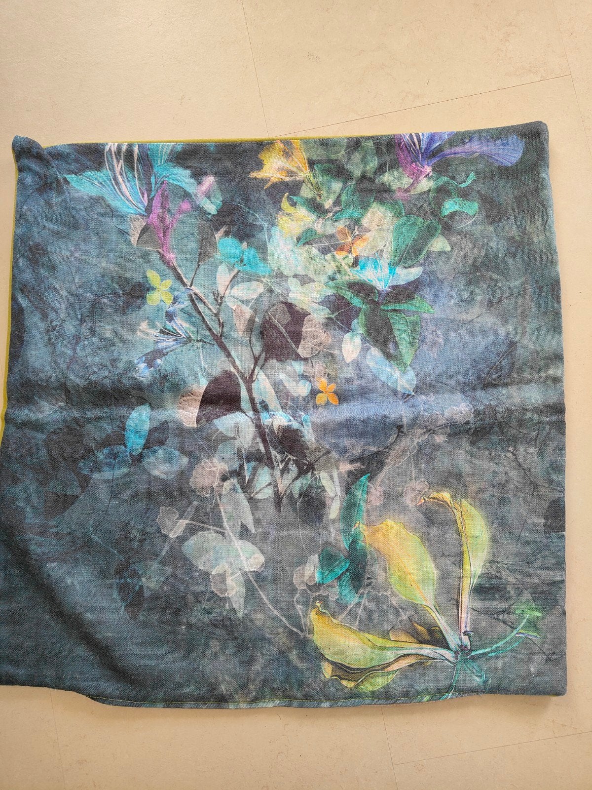 Designers Guild linnen/wol kussenhoes 60x60, Overige merken, Meerkleurig, Nieuw, Ophalen of Verzenden
