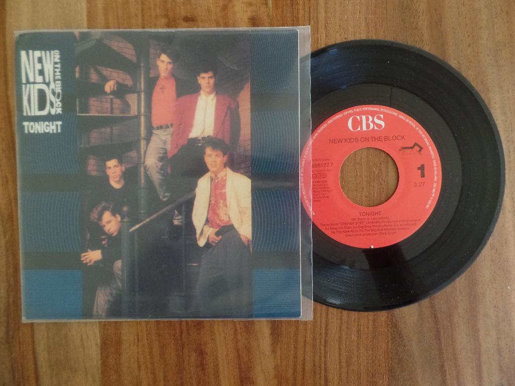 single  New Kids On The Block - Tonight, Gebruikt, 1990 - 1999, 7 inch, Single
