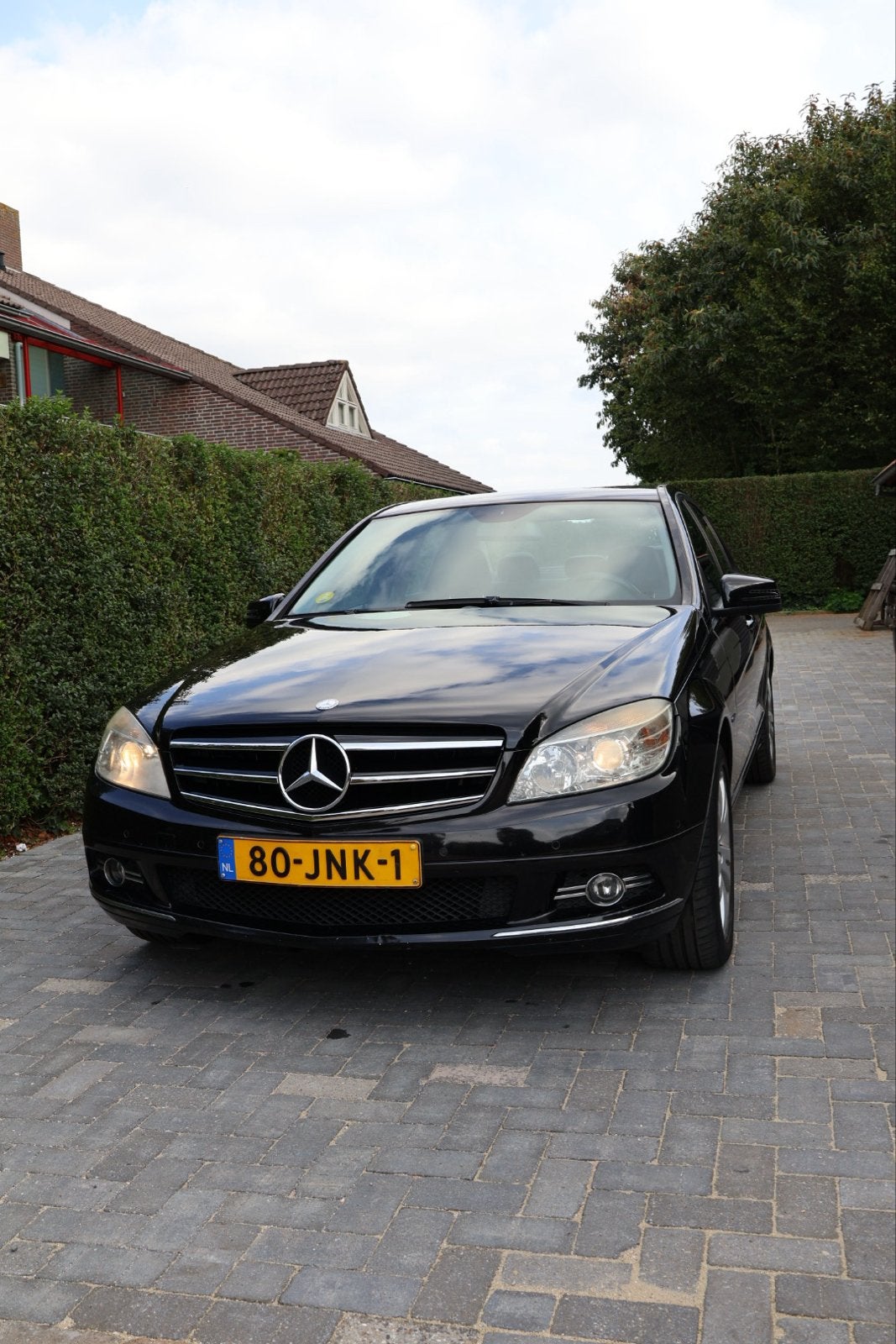 Mercedes-Benz C-Klasse 1.6 C180 Kompr. Sedan 2009 Zwart, Voorwielaandrijving, 15 km/l, Zwart, Leder en Stof