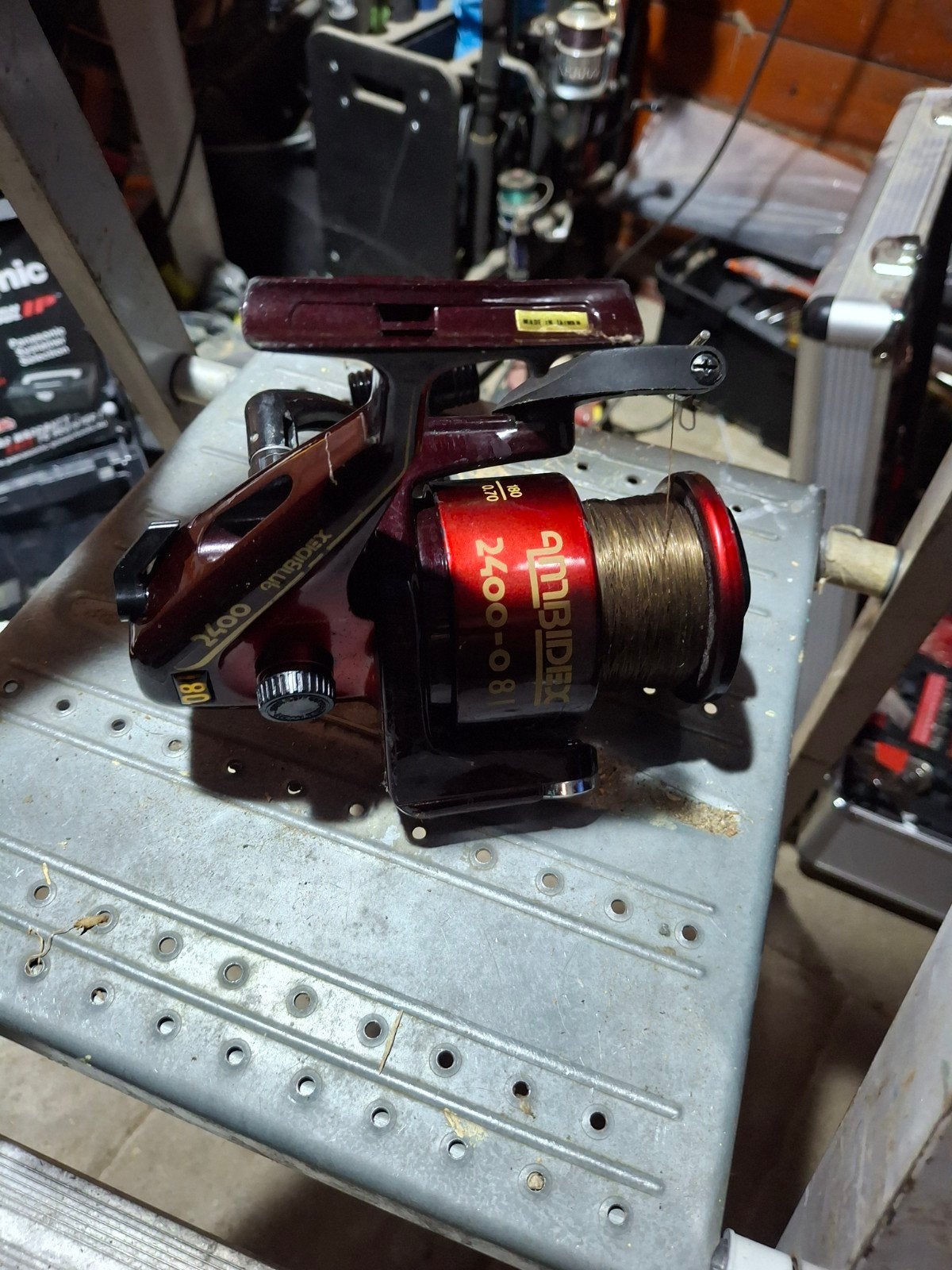 Shakespeare Ambidex 2400 Vismolen - Vintage en Functioneel, Ophalen