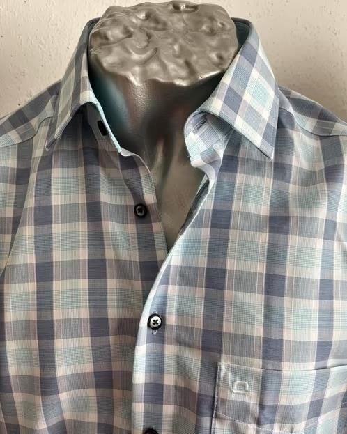 Olymp overhemd korte mouw maat 39, Kleding | Heren, Overhemden, Ophalen of Verzenden, Nieuw, Blauw, Halswijdte 39/40 (M)
