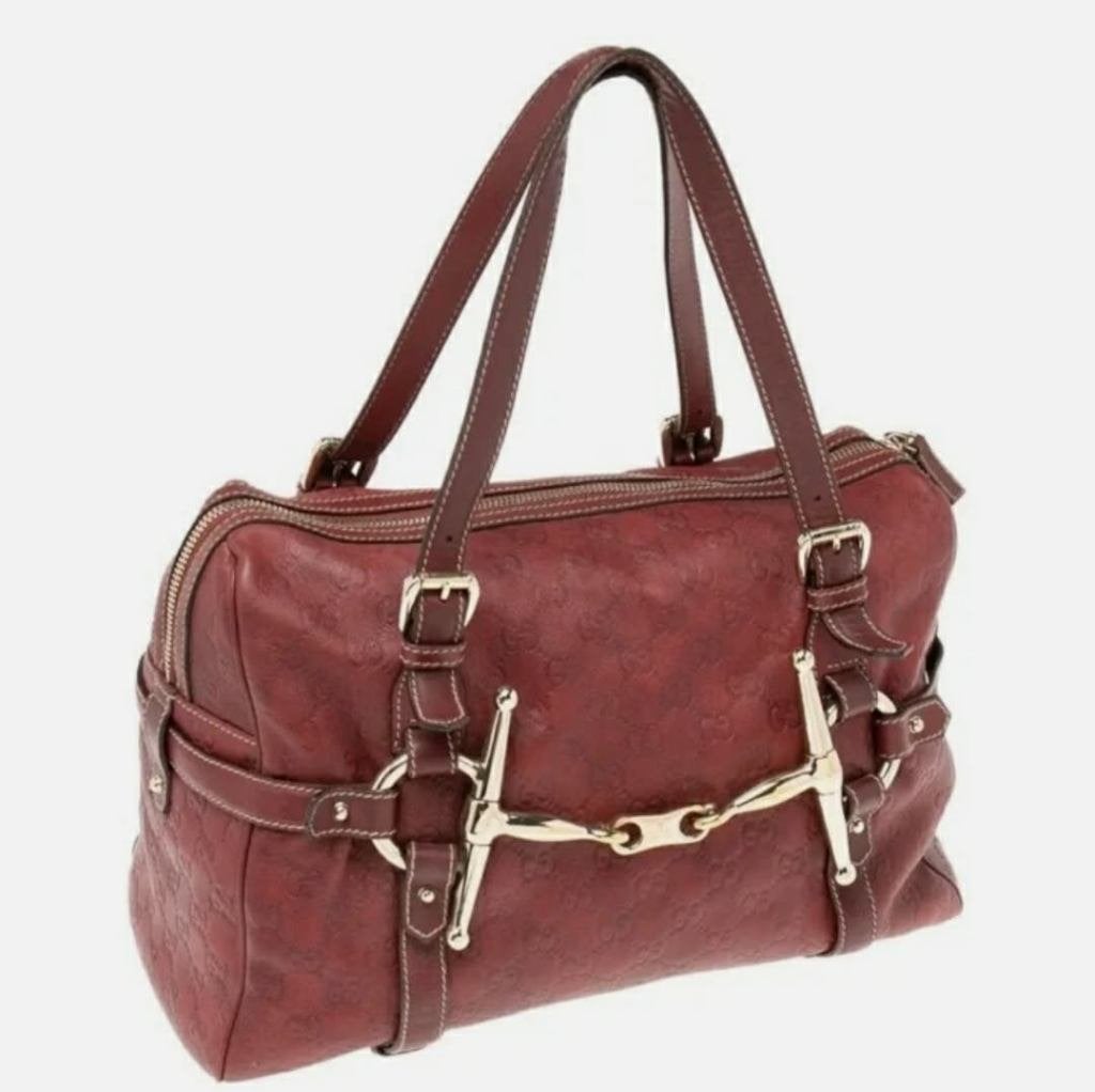 Gucci 85TH anniversary boston bag, Verzenden, Gebruikt, Bruin, Handtas