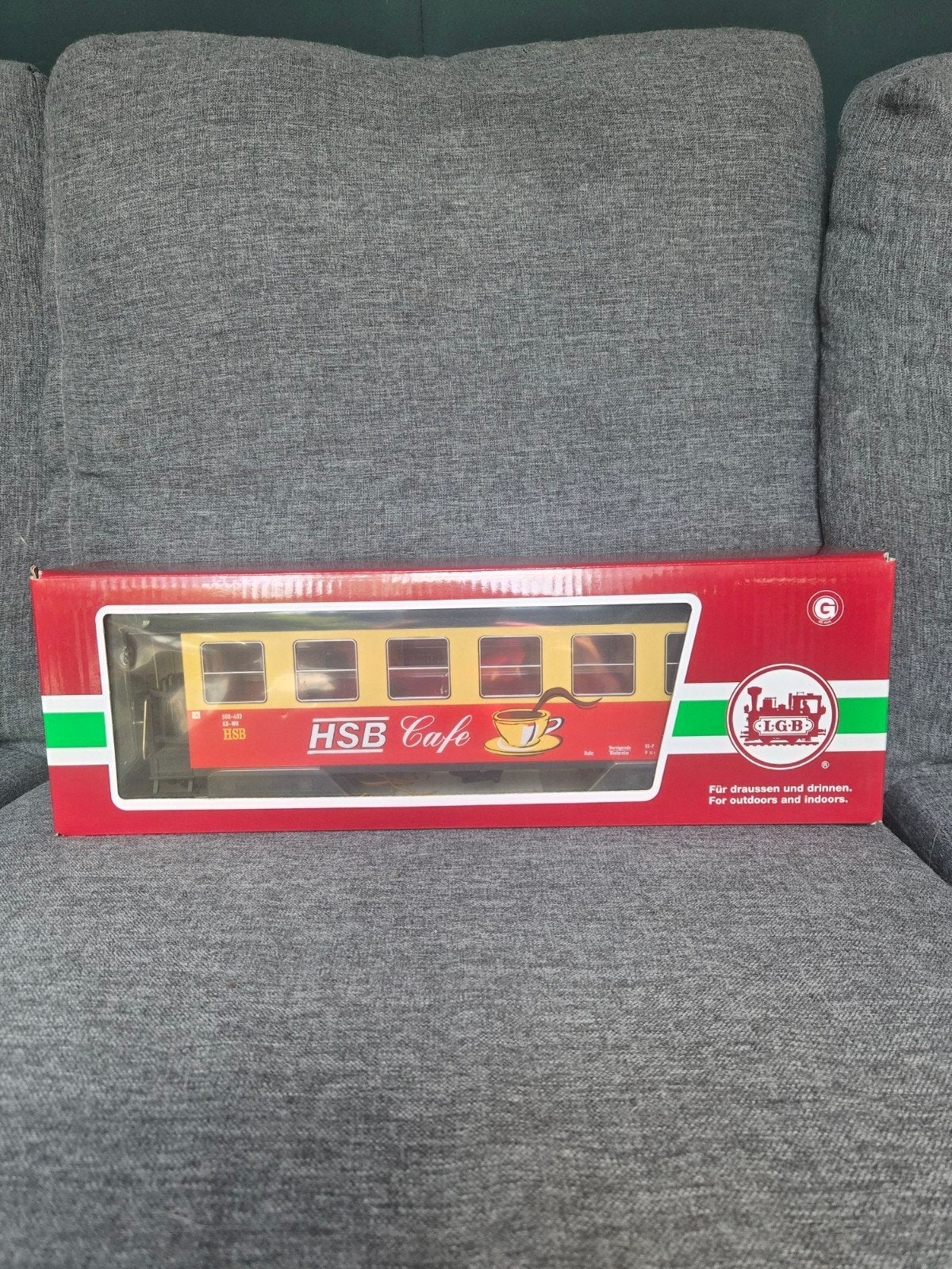 LGB HSB Cafe Wagon 33735 -, Gelijkstroom, Ophalen of Verzenden, LGB, Nieuw