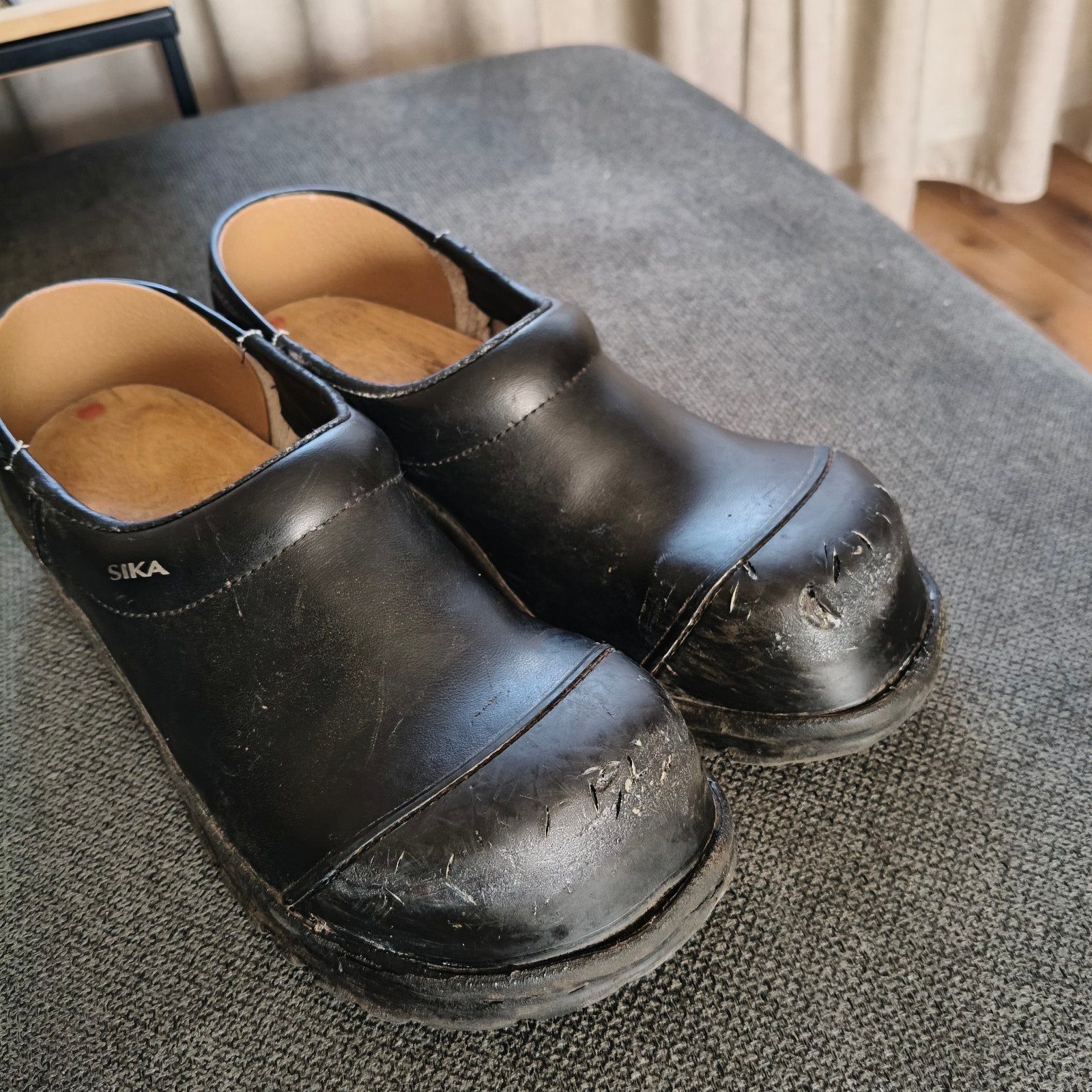 Sika Klompen Zwart Maat 43/44, Ophalen of Verzenden, Gedragen, Zwart, Werkschoenen