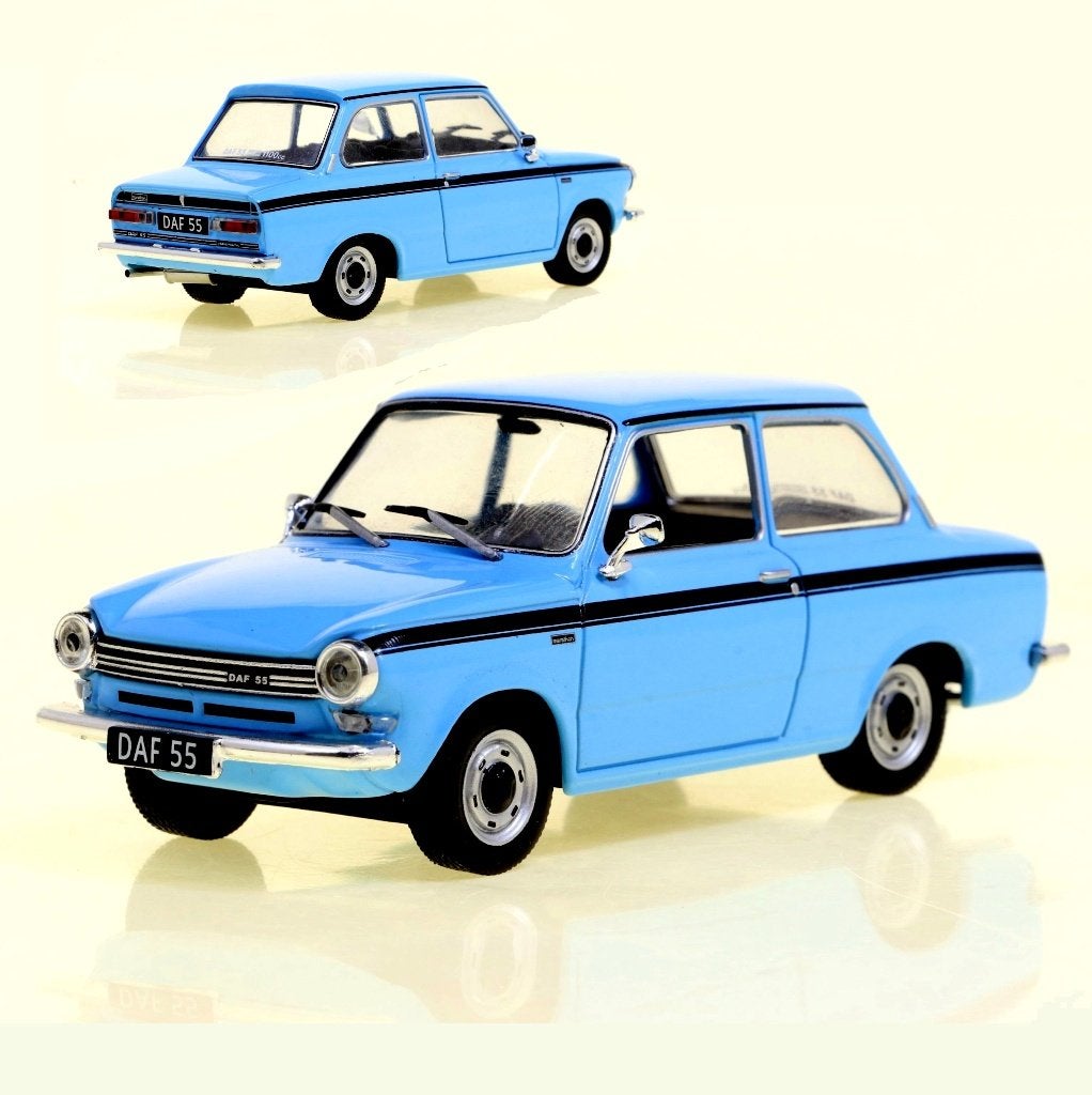 Daf 55 Marathon, blauw, Lagamo 1:43, Hobby en Vrije tijd, Modelauto's | 1:43, Overige merken, Auto, Nieuw, Lagamo
